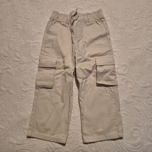 Gymboree boys size 2T Outlet cream colored pull on cargo pants NWOT